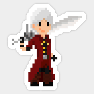 Pixel Dante - Devil may cry Sticker